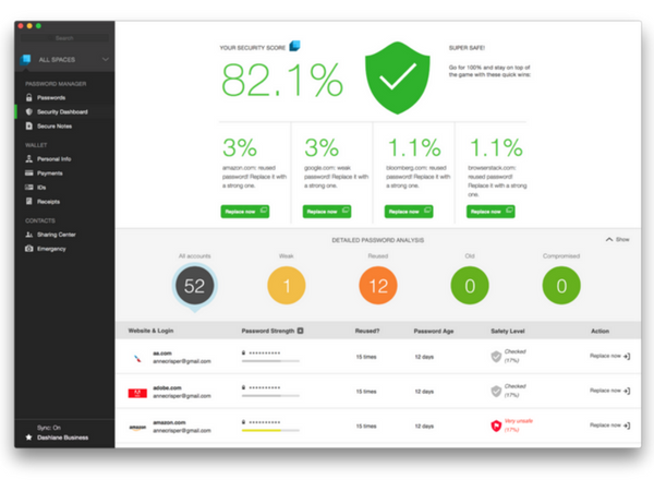 Dashlane - outil de productivité